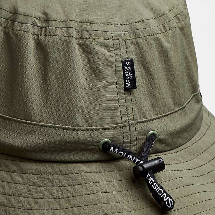 Mountain Designs Adults' Unisex Micalong Bucket Hat Khaki