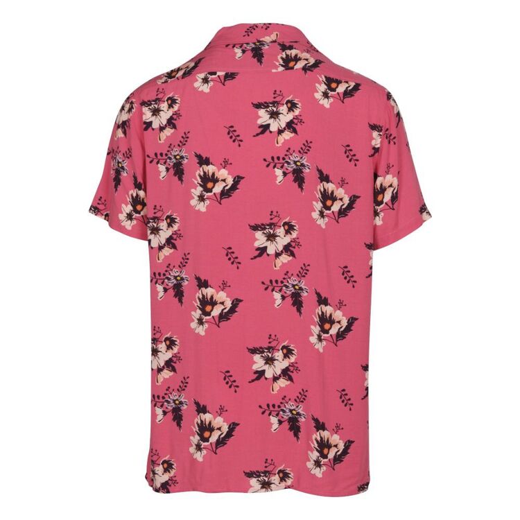 Cape Men's Hibiscus Shirt Red