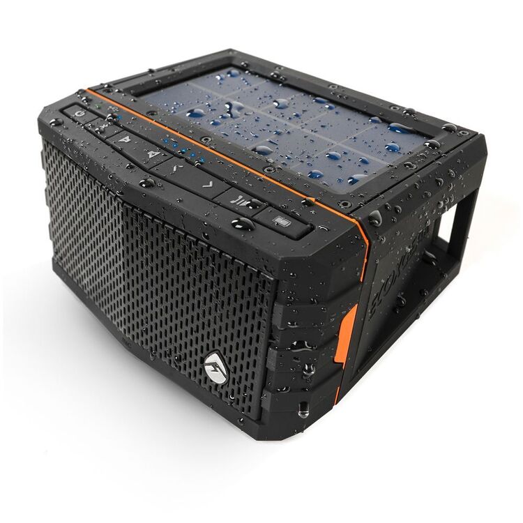 ECOXGEAR Sol Jam Solar Charging Portable Speaker Black