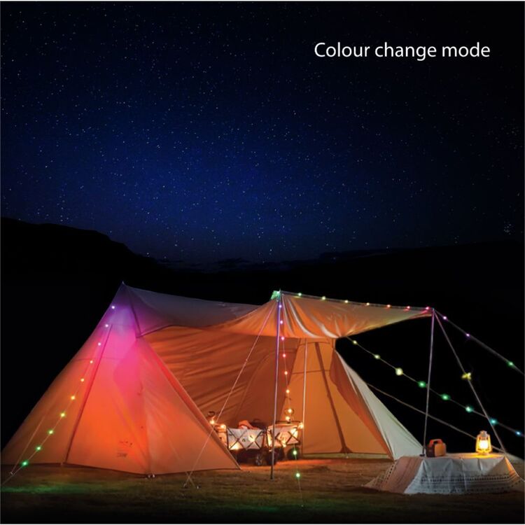 Dorcy 100 Lumens Solar String Lights Extension Multicoloured 40 Lumens