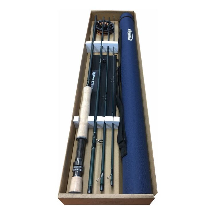 Gillies Saltwater Fly Combo 4 Piece Black 9Ft/8Wt