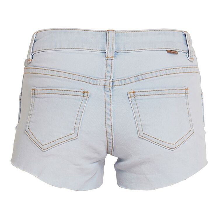 O'Neill Girls Walker Demin Shorts Light Blue