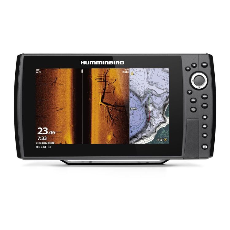 Humminbird Helix 10 MEGA Side Imaging Fishfinder/ GPS Combo