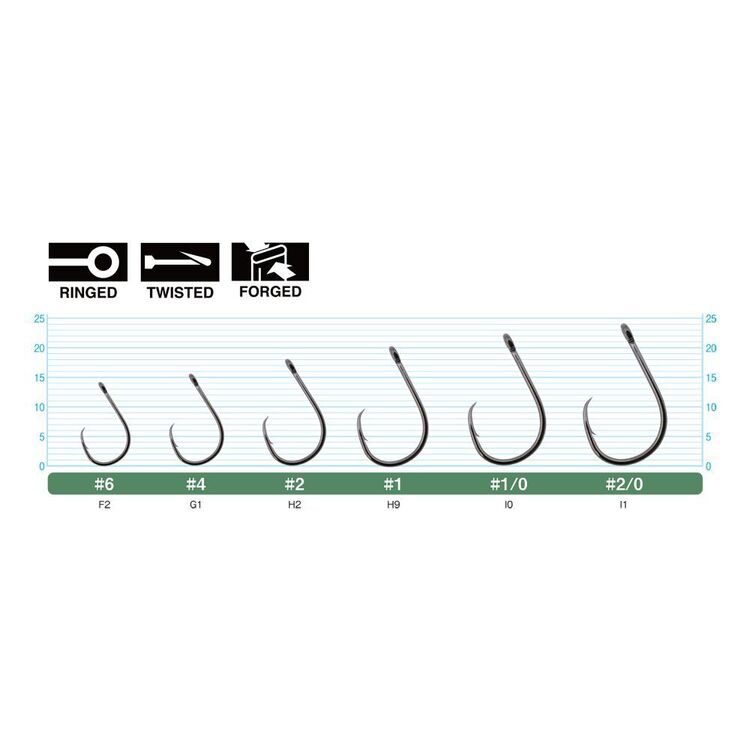 Owner Mosquito Circle Hooks Black
