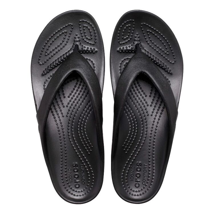 Crocs Women's Kadee II Flip Thongs Black
