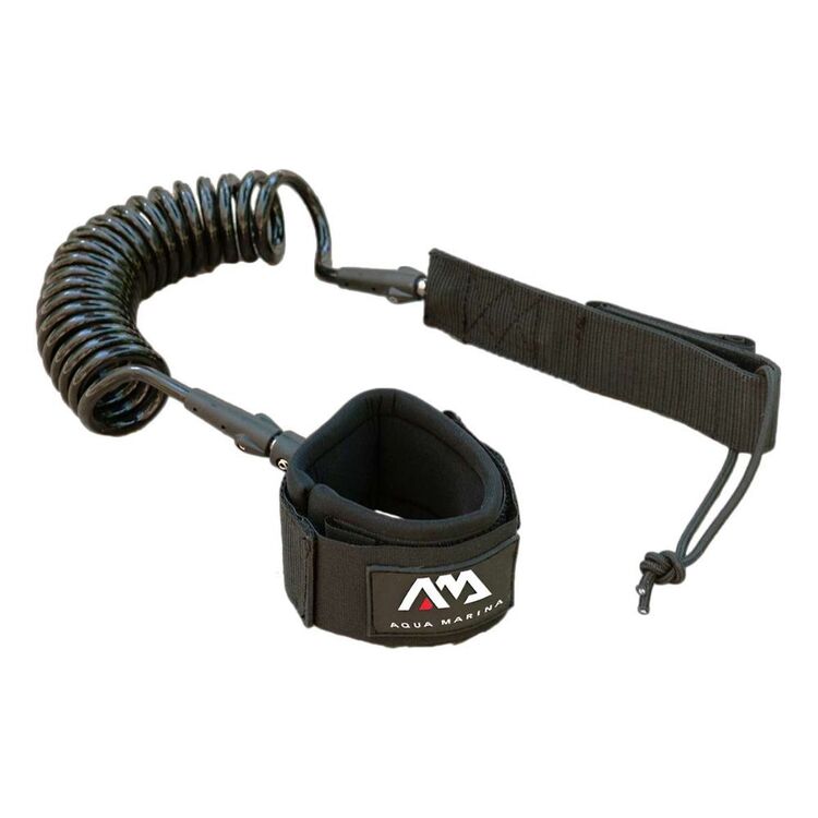 Aqua Marina Coil Leash for ISUP Black 10 ft