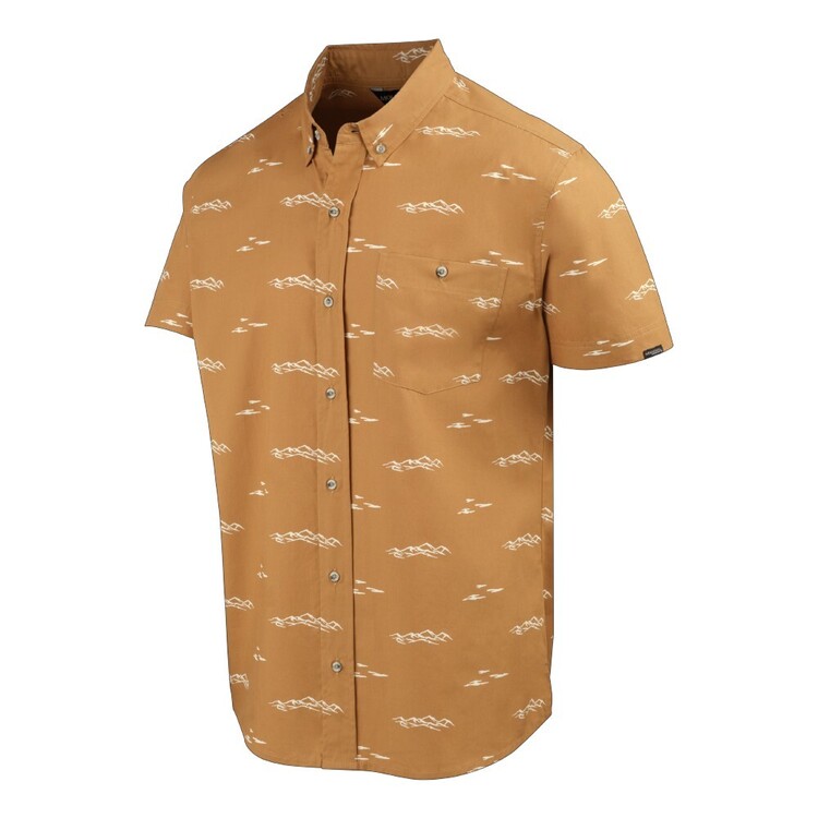 Mountain Designs Bistre Men's Tonga Short Sleeve Shirt Bistre