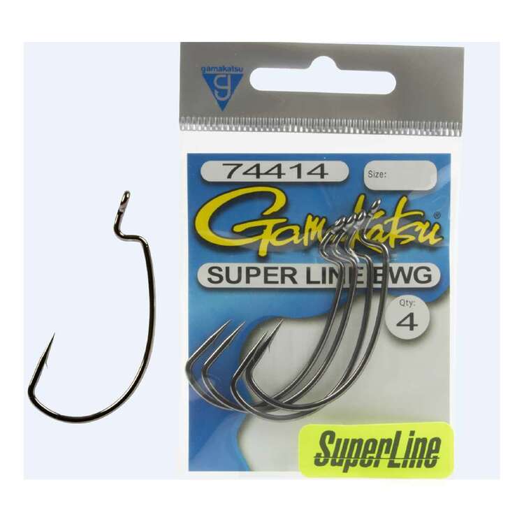 Gamakatsu Worm EWG HW Hooks Pack Grey
