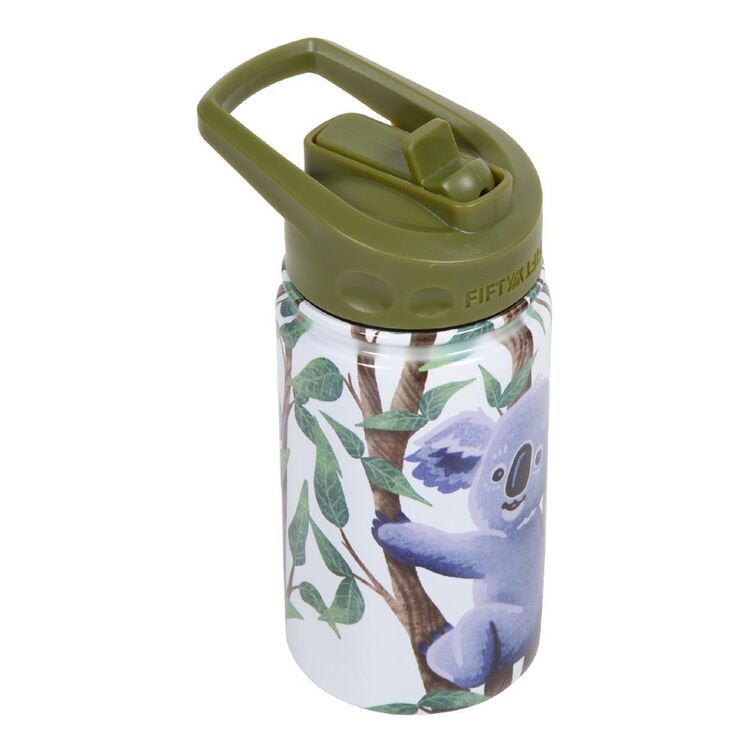 Fifty Fifty Kids Koala Water Bottle Green 354 mL