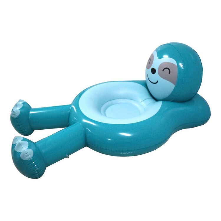 We Love Summer Sloth Pool Float Grey & White