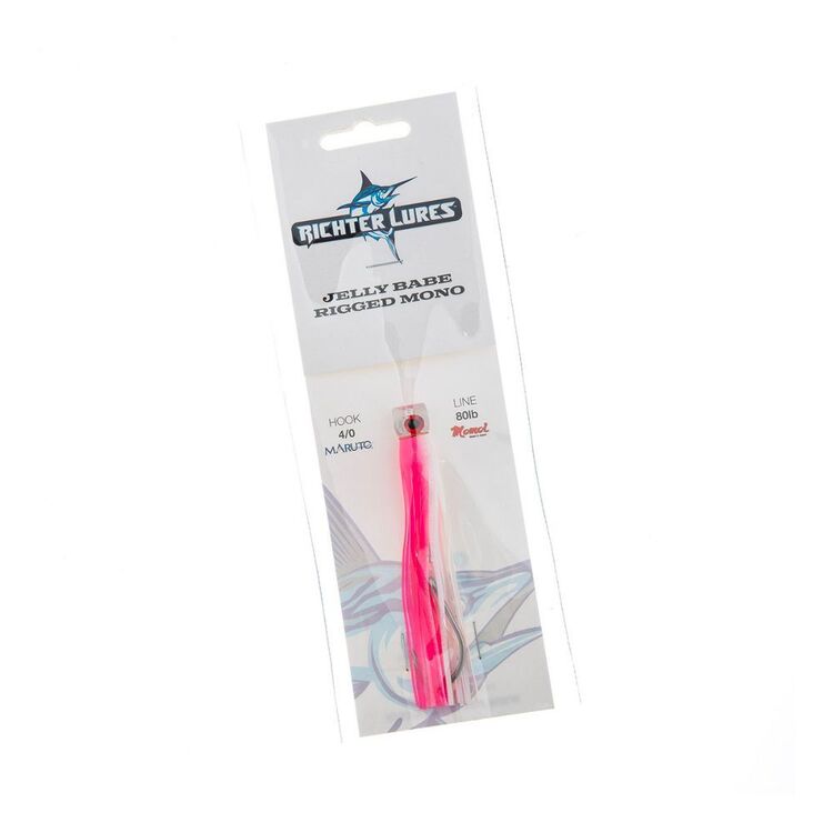 Richter Jelly Babe Rigged Mono Lure Pink & White