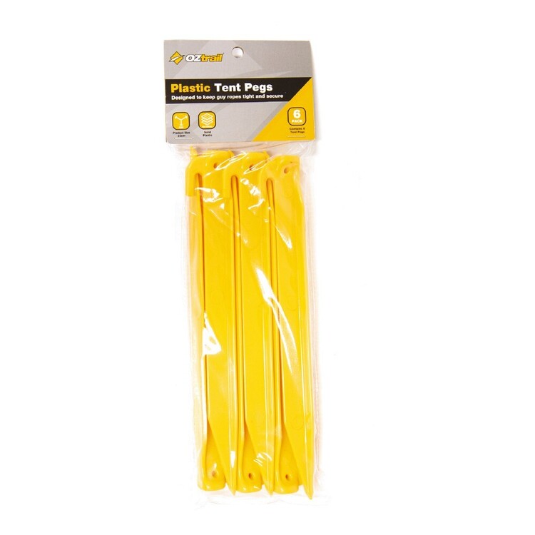 Oztrail Plastic Tent Peg Yellow