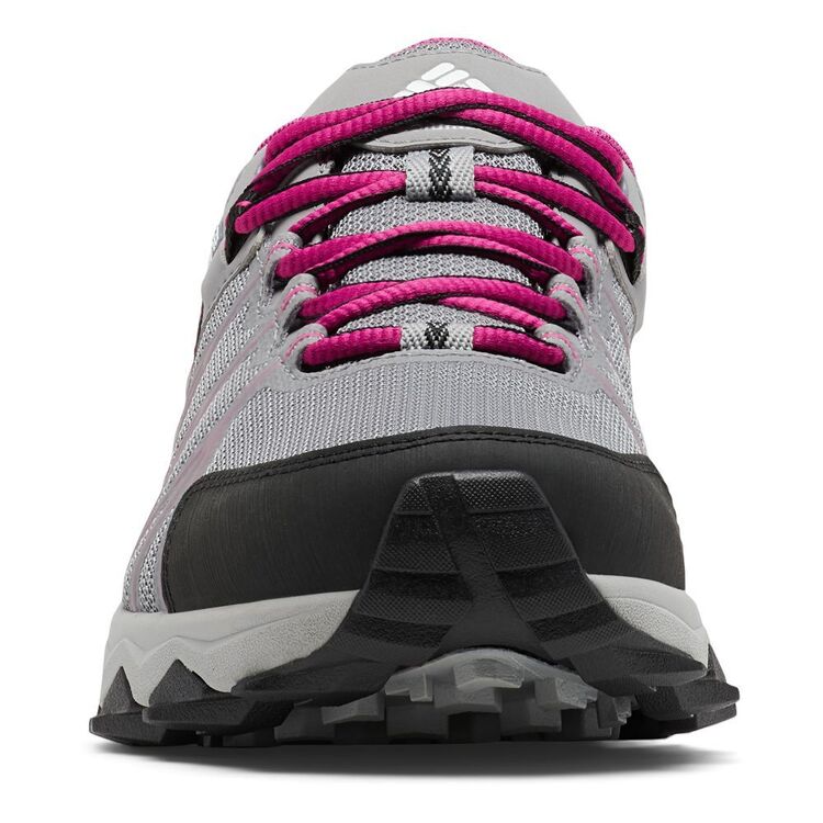 Columbia Women's Peakfreak II Outdry Waterproof Low Hiking Shoes Monument & Wild Fushsia