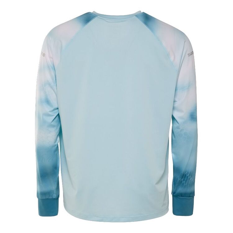 Shimano Technical Long Sleeve Shirt Navy Tech Camo