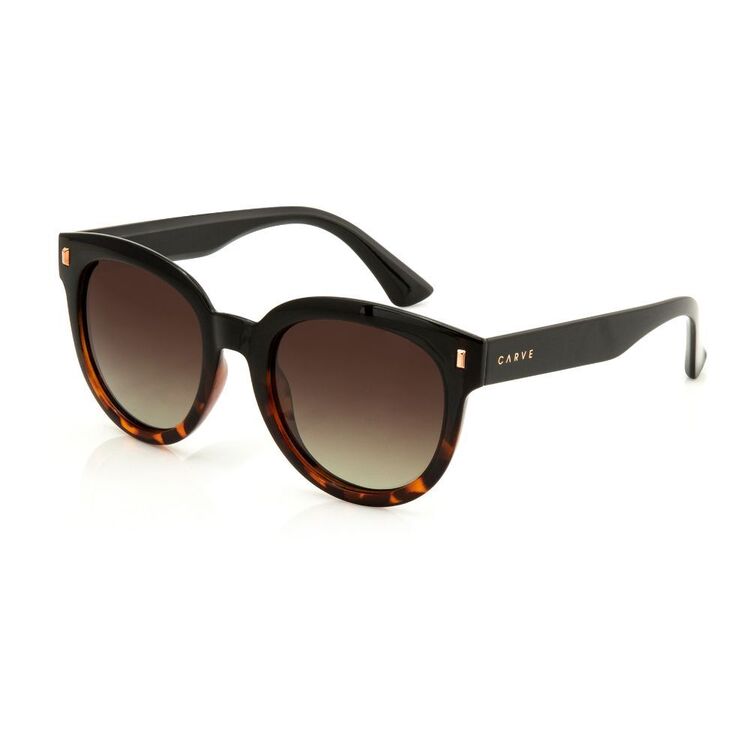 Carve Harpo Sunglasses Gloss Black Tort & Brown Gradient One Size Fits Most