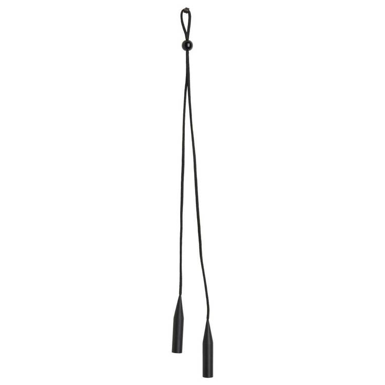 Mangrove Jack's Thin Nylon Rubber Tip Cord Black