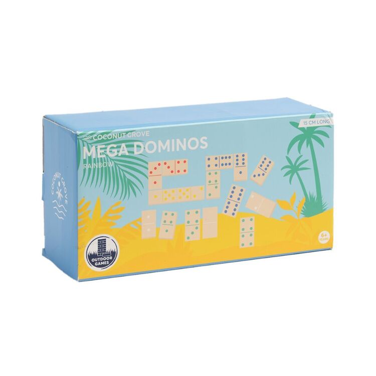 Coconut Grove Mega Dominoes Rainbow