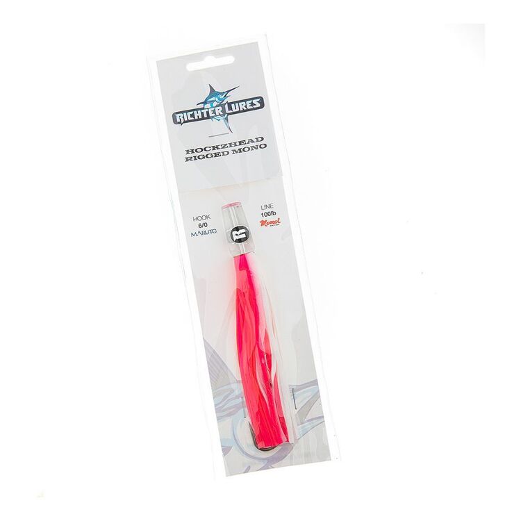 Richter Hockzhead Rigged Mono Lure Pink & White