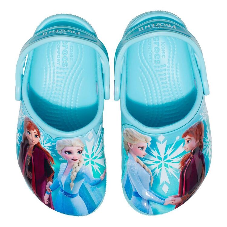 Crocs Kids' Funlab Frozen II Clogs Ice Blue