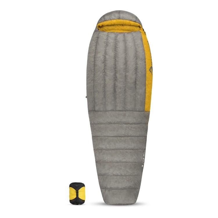 Sea To Summit Spark II Ultralight -2° Sleeping Bag Regular Cream Dark Grey & Yellow