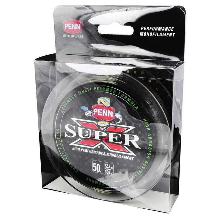 Penn Super X 600 Metre Mono Line Green