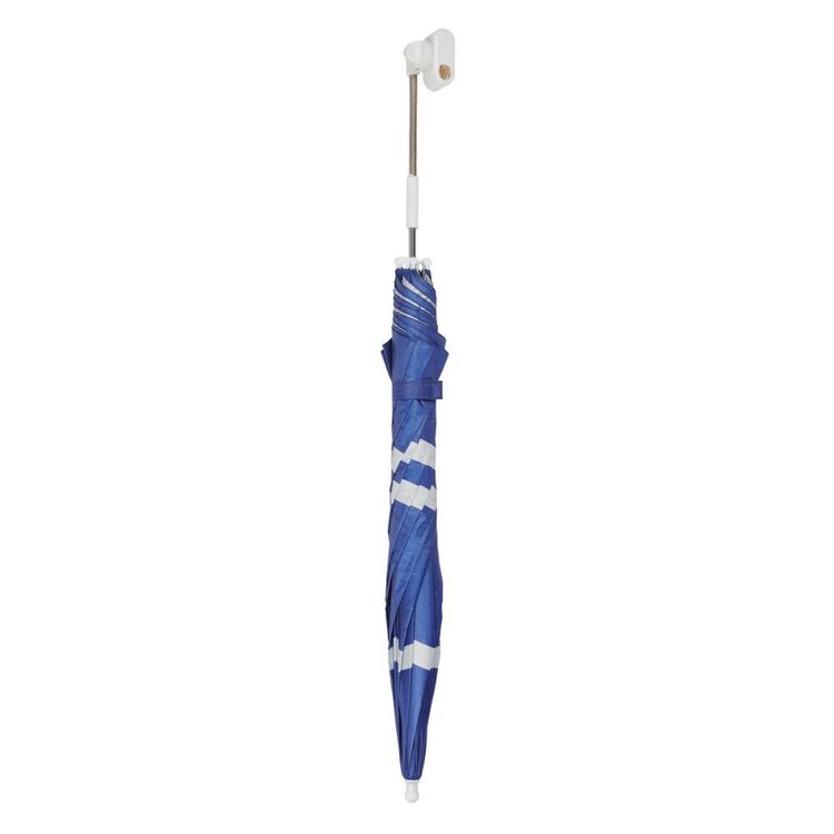 Coconut Grove Ocean Breeze Clip-on Umbrella Blue Stripe