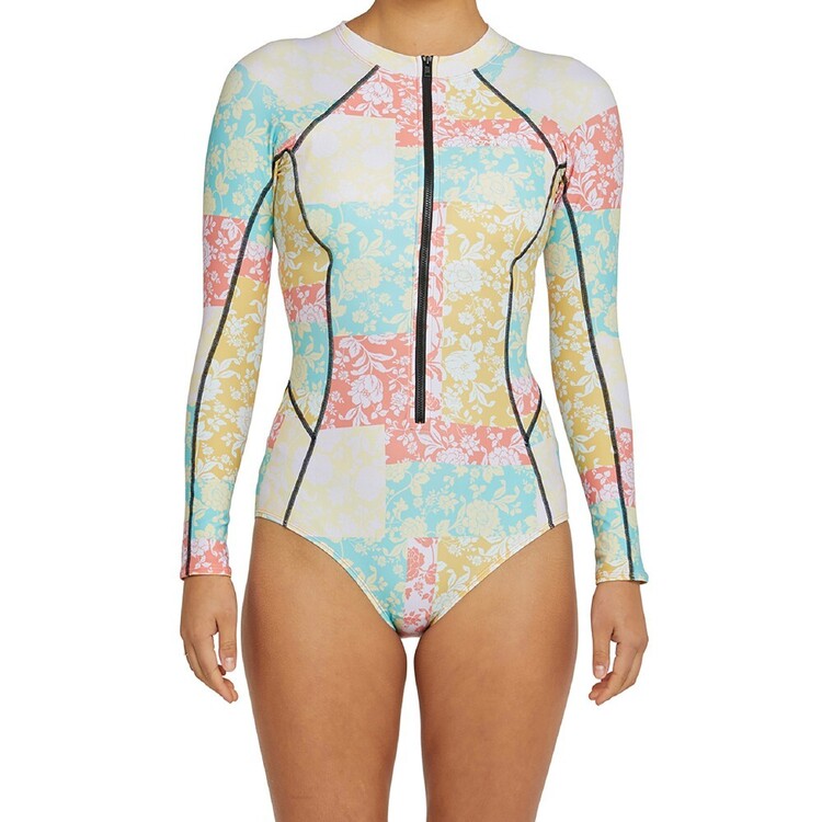 O'Neill Women's Laney Olivia Print Surfsuit Aqua