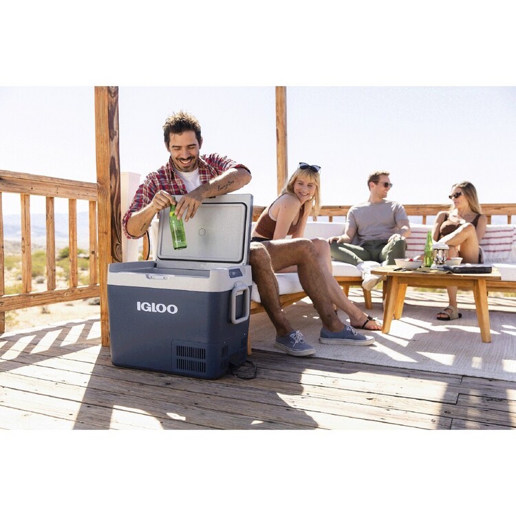 Igloo ICF Fridge/Freezer 60L Blue