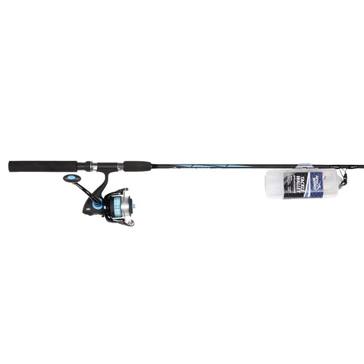 Jarvis Walker Storm Rider 6' 2pc 2-4kg 2000 Spin Combo Blue & Black