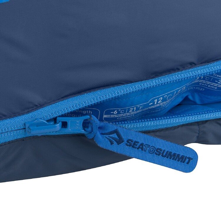 Sea To Summit Trek III Down -12° Sleeping Bag Regular Blue Navy & Denim