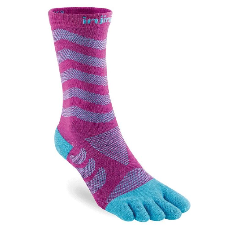 Injinji Women's Ultra Run Crew Socks Jam