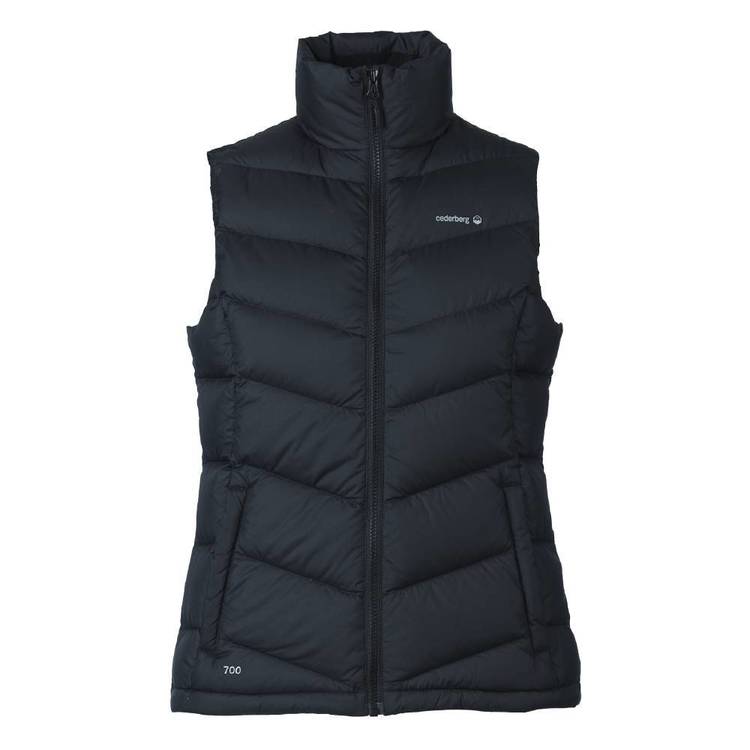 Cederberg Women's Mawson Packable Puffer Vest Black