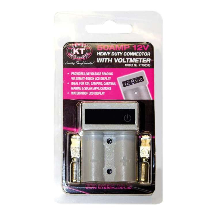 KT Cables Anderson Plug With 50 Amp Voltage Meter