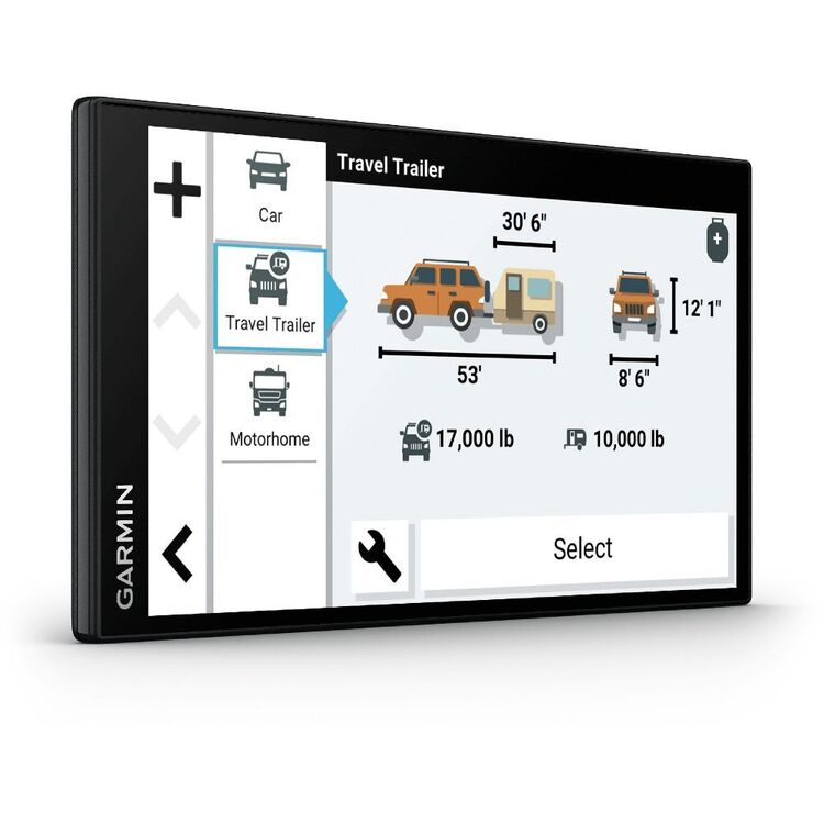 Garmin RV 795 7" RV Camper GPS Satellite Navigator Black