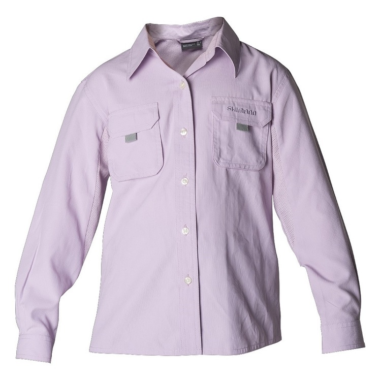 Shimano Kids' Lilac Vented Shirt Lilac
