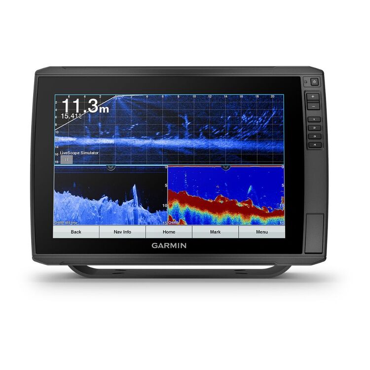 Garmin ECHOMAP ULTRA 125SV Fishfinder/GPS Combo with GT56-UHD Transducer Black