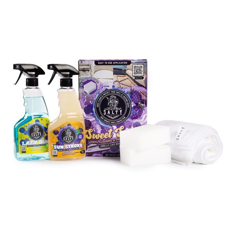 Salty Captain Sweet Seats - Upholstery Cleaner & UV Protectant Kit n-c