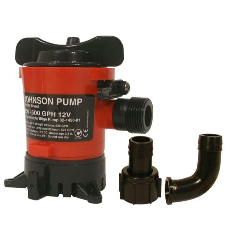 Johnson Bilge Pump 600 GPH 12V