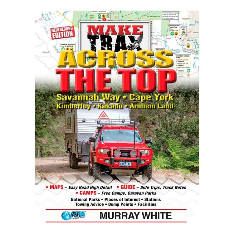 Make Trax Across The Top Maps & Guides White