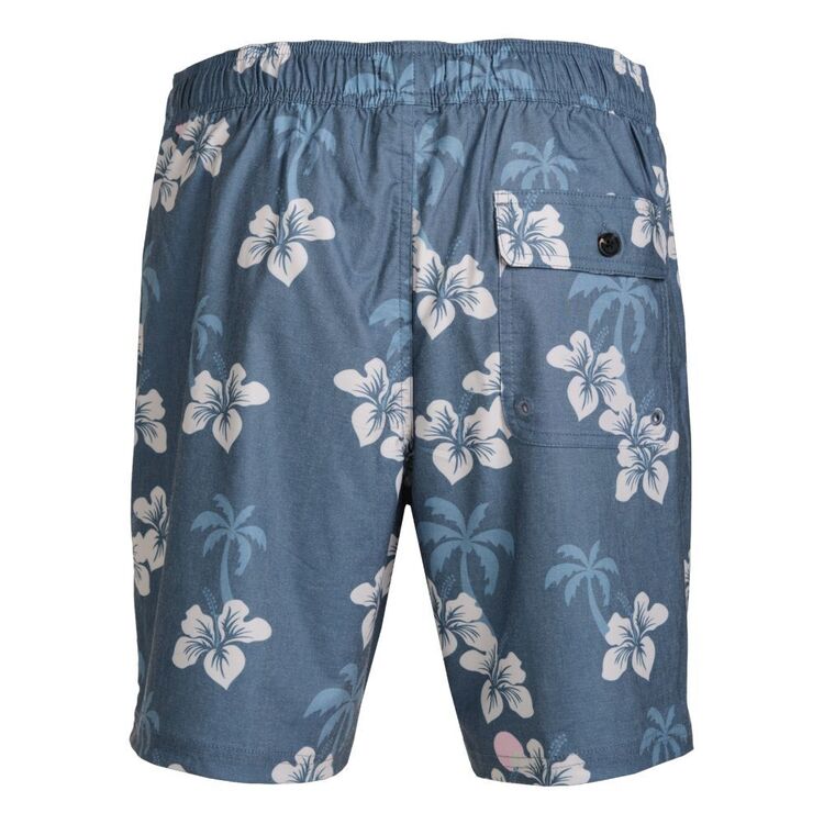 Body Glove Men's Island Volley Shorts Faded Black