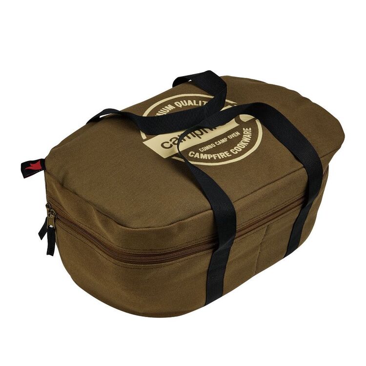 Campfire Cast Iron Oval Camp Oven Storage Bag Black
