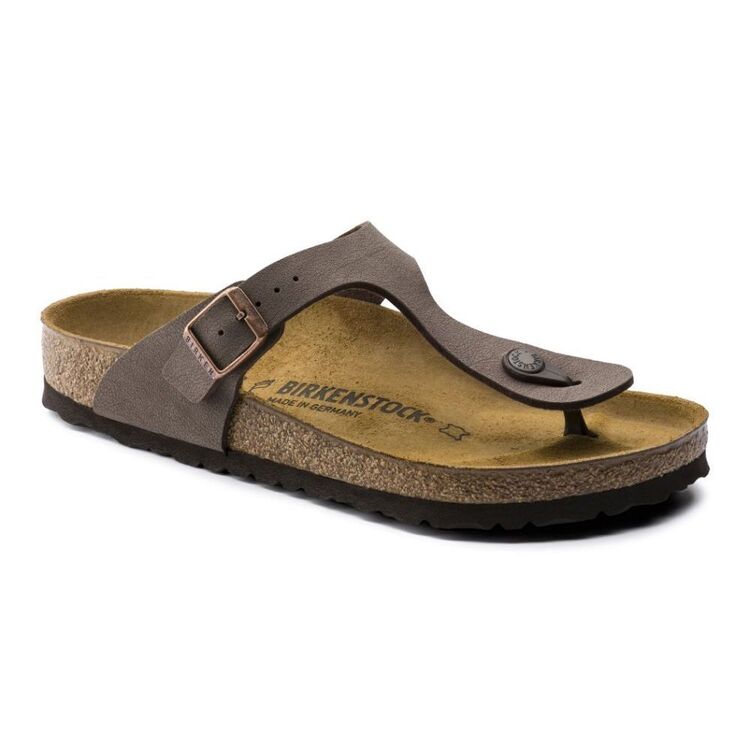 Birkenstock Women's Gizeh Birkibuc Sandals Mocca