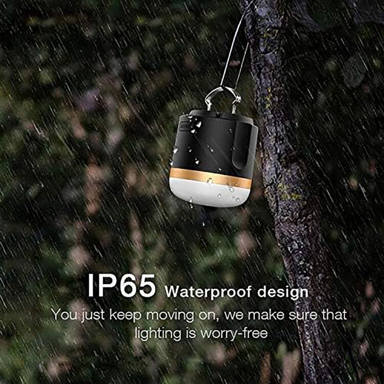 EcoFlow 600 Lumen Rechargeable Camping Lantern Black 600 Lumens