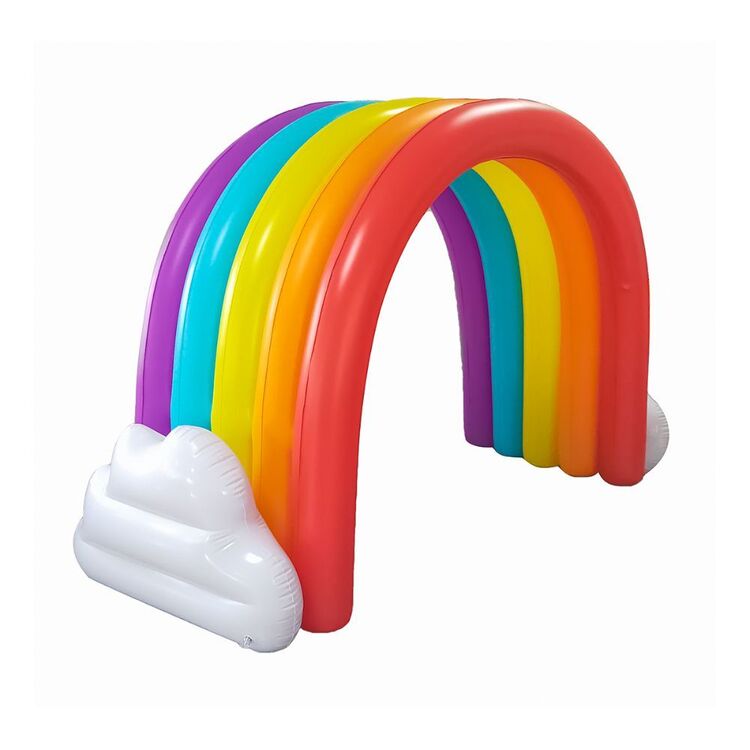 We Love Summer Inflatable Rainbow Sprinkler Rainbow