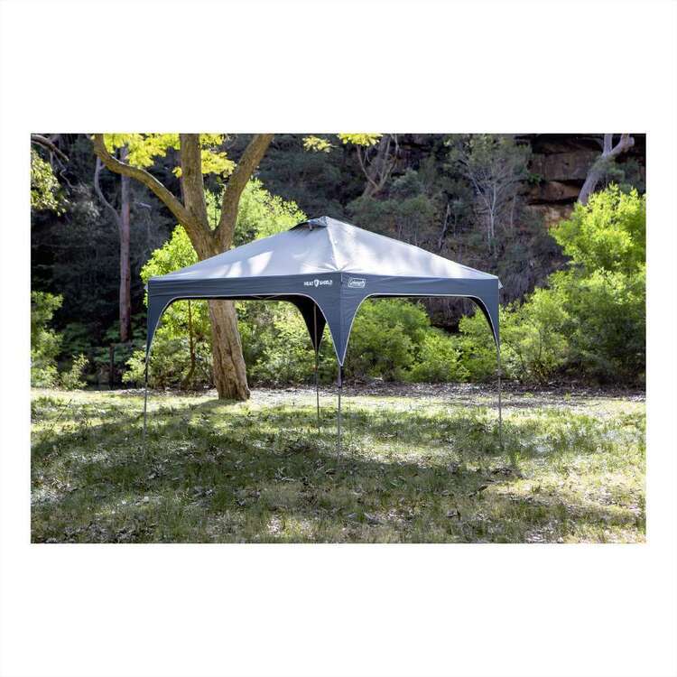 Coleman Lighted LED Heat Shield Shelter Blue & Silver