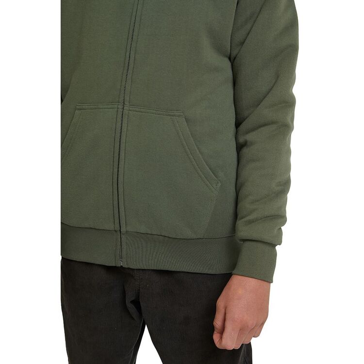 O'Neill Youth Boys' Fifty Two Zip Fleece Hoodie Olive