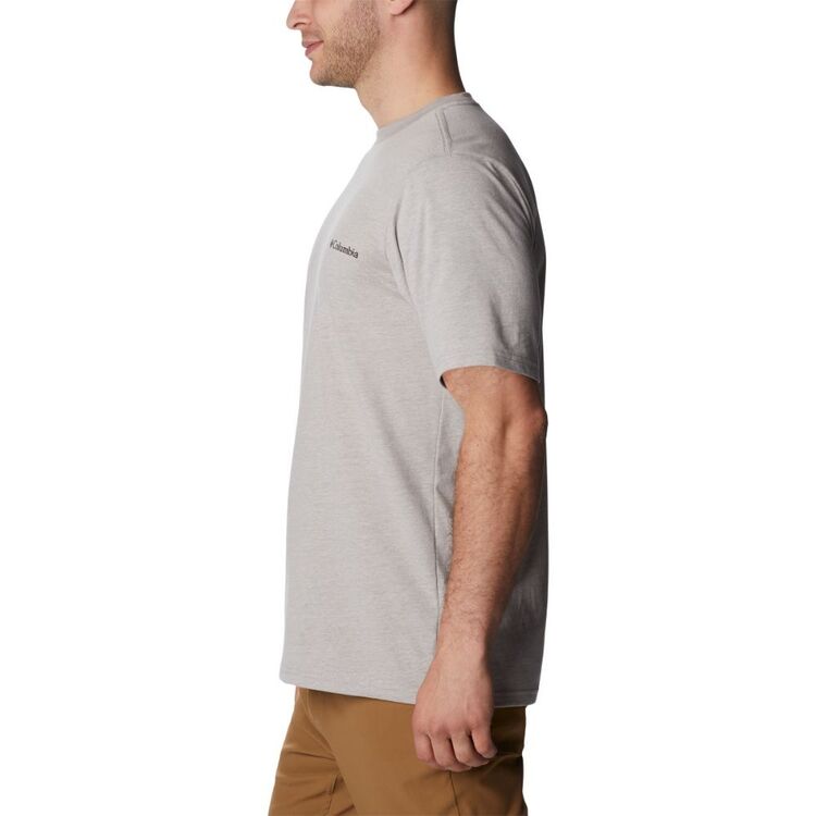 Columbia Men's Basic Logo Short Sleeve Tee Grey Heather