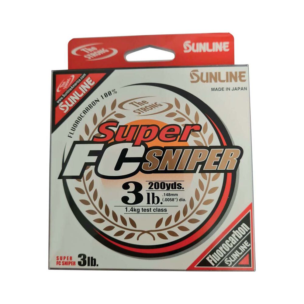 Sunline Super FC Sniper Fluorocarbon Leader Line 200yds