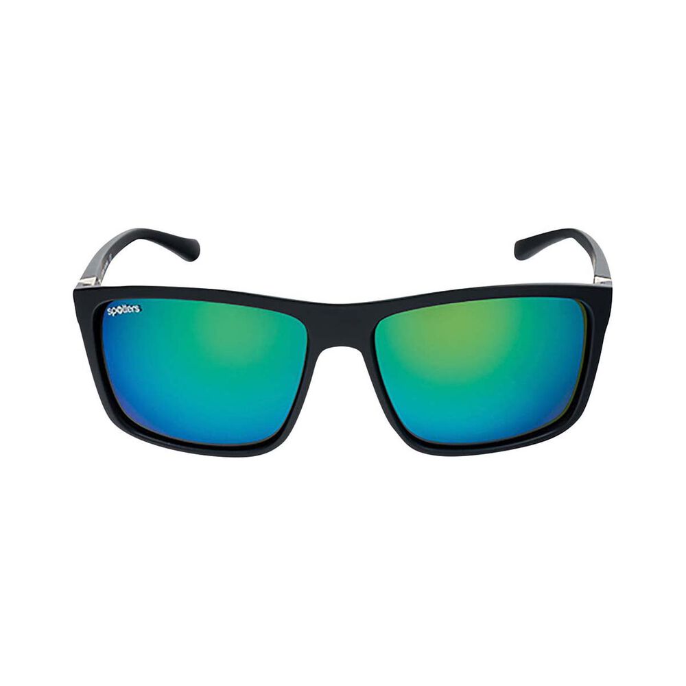 Spotters Unisex Grayson Nexus Sunglasses with Green Mirror Lens