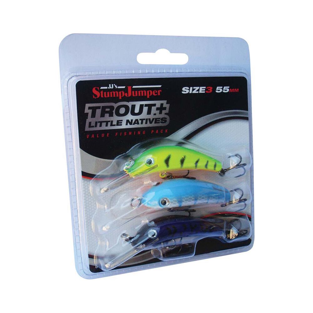 JJS Lures StumpJumper Trout and Little Natives Value Pack 55mm